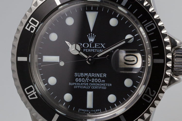 1978 Rolex Submariner 1680 with Service Dial