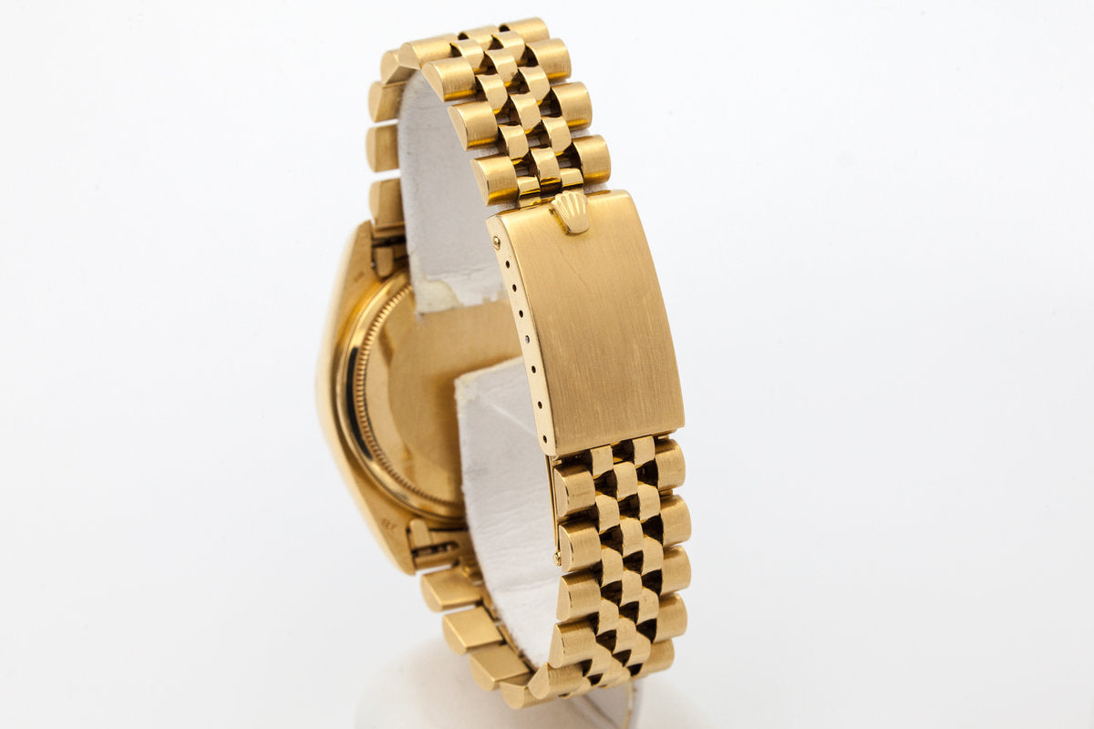 HQ Milton - 1982 Rolex YG Datejust 16018 Factory Diamond Blue