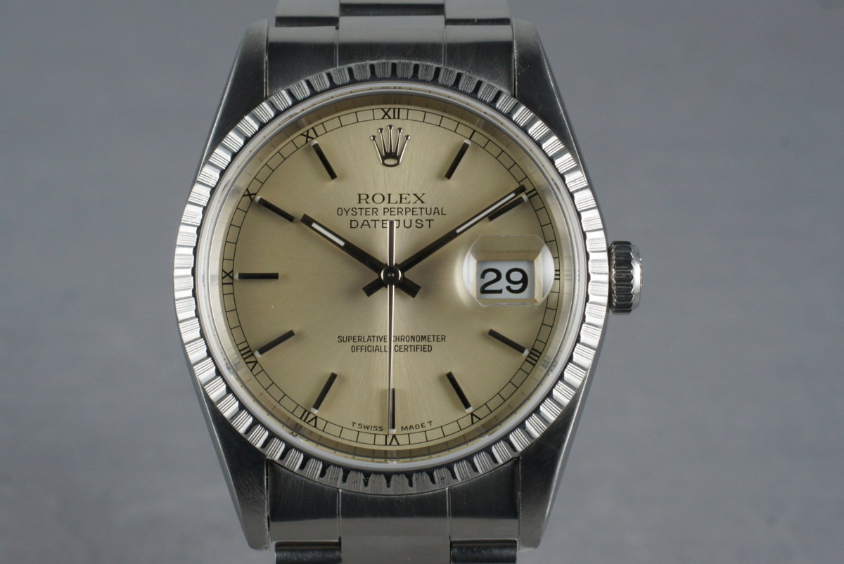 HQ Milton 1993 Rolex DateJust 16220 with Box and Papers