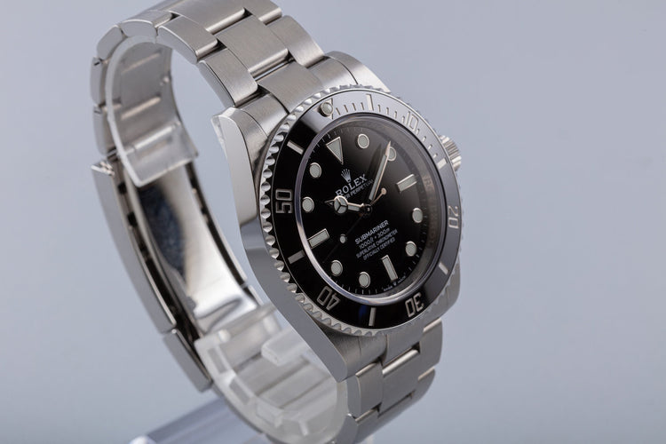 2021 41mm Rolex Submariner No-Date 124060 with Box & Card