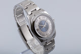 2013 Rolex Oyster Perpetual 116000 Blue Dial Box & Card