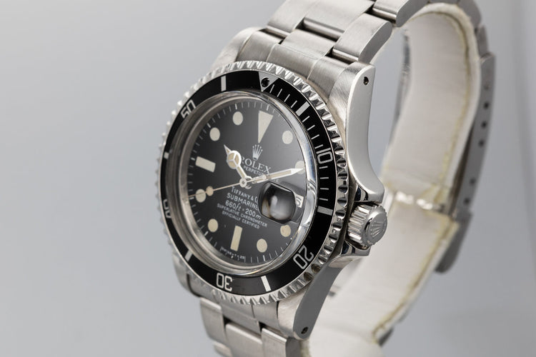 1977 Rolex Submariner 1680 with Tiffany Dial