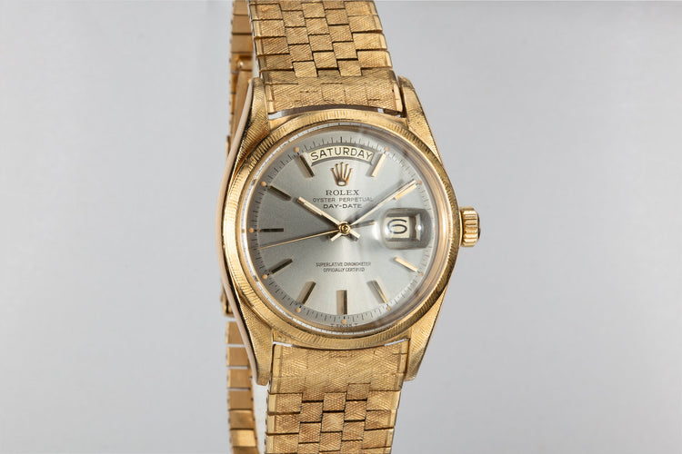 1971 Rolex 18K Day-Date 1806 in Morellis finish with Grey Dial