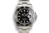 Mint 2015 Rolex Submariner 116610LN in Factory Stickers with Box and Papers