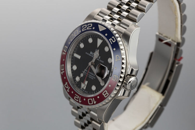 Mint 2018 Rolex GMT-Master II 126710BLRO "Pepsi" with Box and Papers