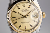 1972 Rolex Two Tone DateJust 1601 Gold Sigma Dial