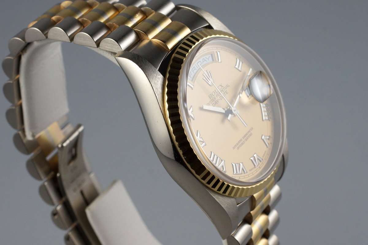 HQ Milton - 1999 Rolex Day-Date 18239B TRIDOR with Orange Cream