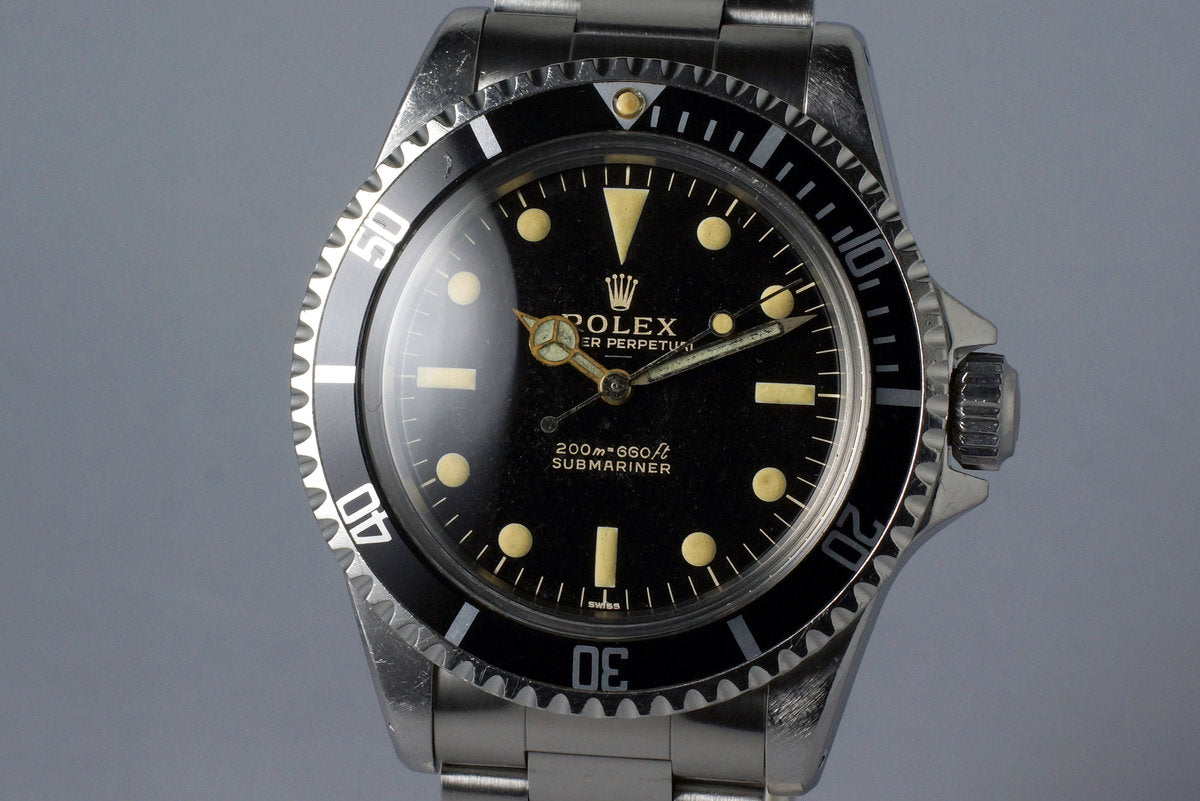 HQ Milton - 1963 Rolex Submariner 5513 Glossy Gilt UNDERLINE Dial