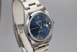 1999 Rolex DateJust 16200 Blue Dial