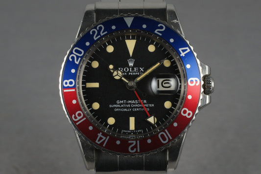 1970  Rolex GMT-Master 1675 with Mark 1 dial