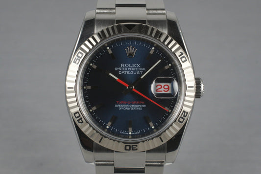 2006 Rolex DateJust 116264 Turn-O-Graph with Box and Papers