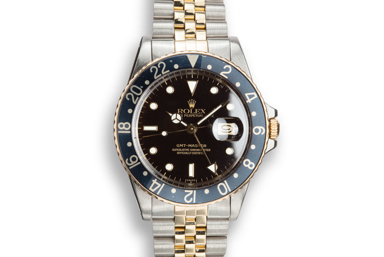 1982 Rolex Two-Tone GMT-Master 16753 with Luminova Service Dial