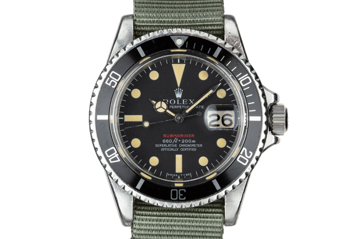 HQ Milton - 1971 Rolex Red Submariner 1680 with MK IV Dial