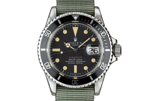 1971 Rolex Red Submariner 1680 with MK IV Dial