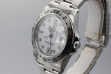 1999 Rolex Explorer II 16570 with White SWISS Only Dial