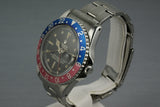 Rolex GMT 1675 Pointy Crown Guard chapter ring exclamation dial
