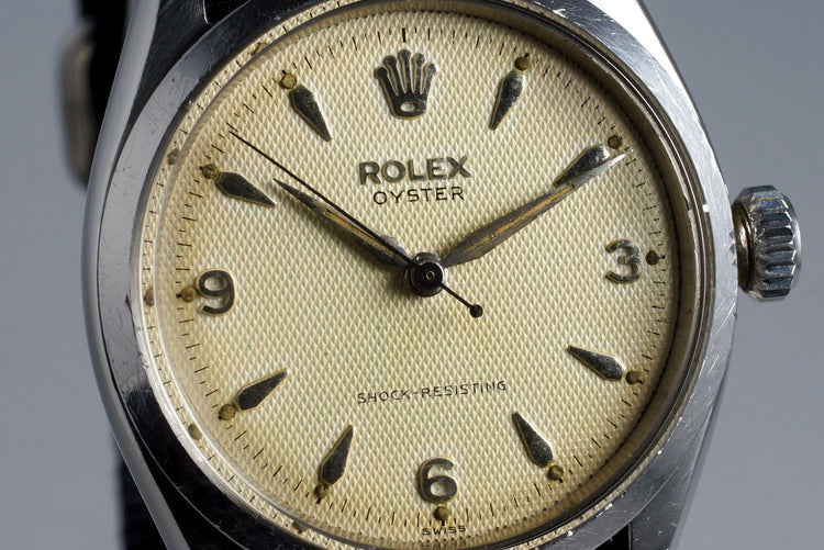 1955 Rolex Oyster 6480 Cream Waffle Dial