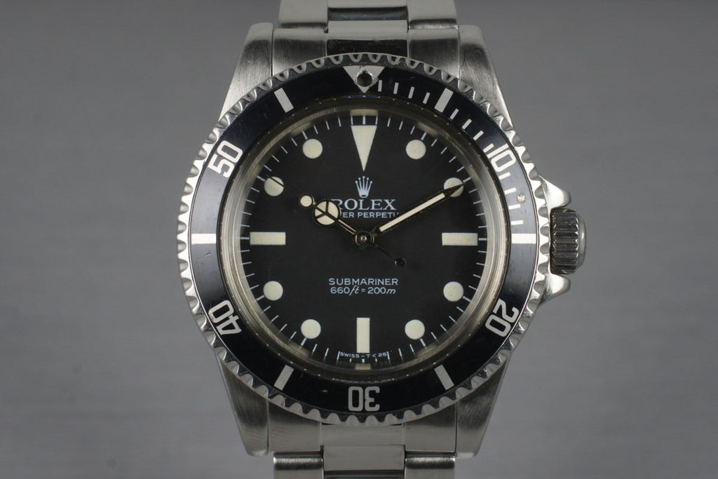 1983 Rolex Submariner 5513 with Mark V Maxi Dial