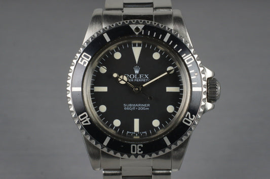 1983 Rolex Submariner 5513 with Mark V Maxi Dial