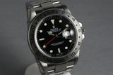 2003 Rolex Explorer II 16570 Black Dial with Box and Papers