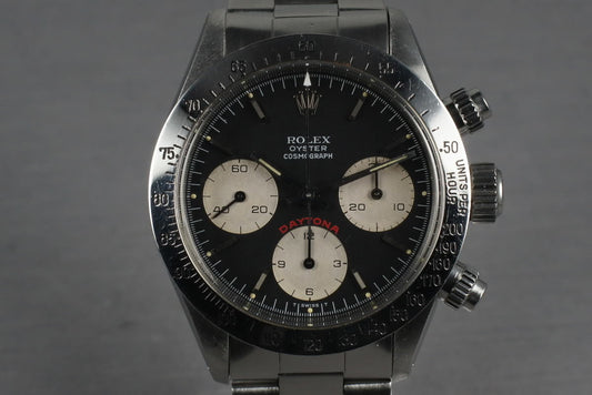 1979 Rolex Daytona Ref 6265 BIG RED Black Dial with Japanese RSC papers