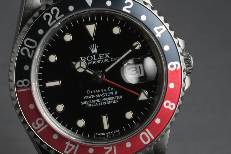 1990 Rolex GMT 16710 with Tiffany and Co. Dial