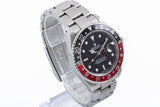 2000 Rolex GMT Master II 16710 Red & Black Insert Box & Papers