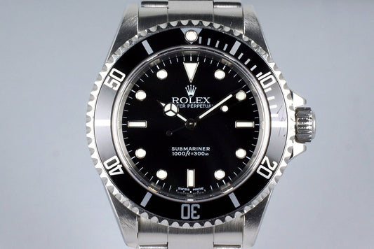 2004 Rolex Submariner 14060M with Box and Papers
