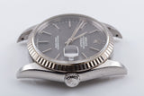 1994 Unpolished Rolex DateJust 16234 with Gray Dial