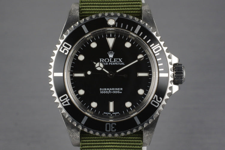 2001 Rolex Submariner 14060M