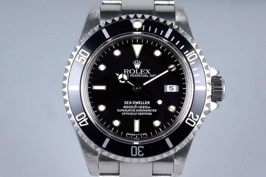 1995 Rolex Sea Dweller 16600 with Box and Papers
