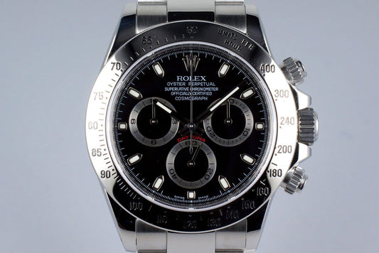 2009 Rolex Daytona 116520 Black Dial with Box and Papers