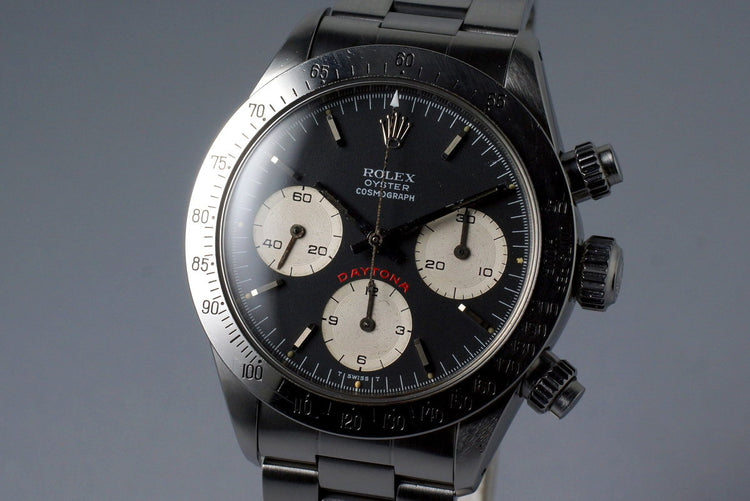 1979 Rolex Daytona 6265 Black Big Red Daytona Dial