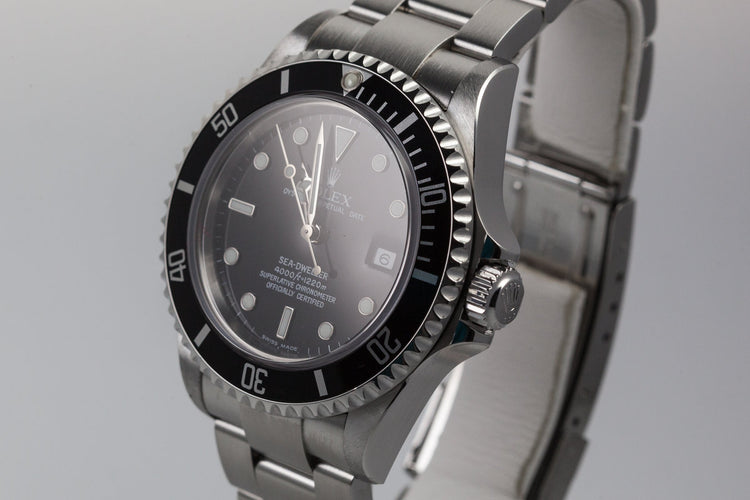 2004 Rolex Sea Dweller 16600 with Box and Papers