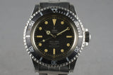 1965 Tudor Submariner 7928 with Service Papers