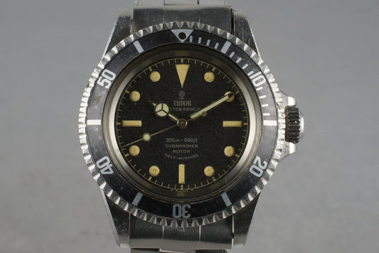 1965 Tudor Submariner 7928 with Service Papers