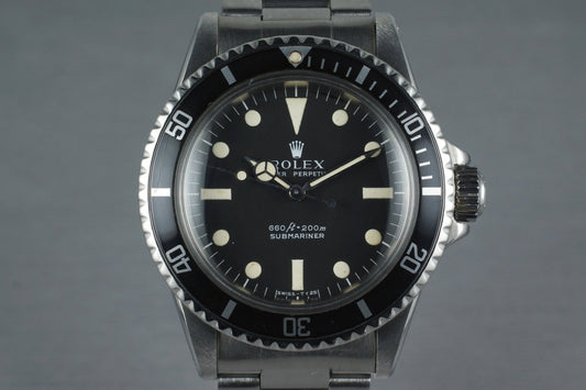 1978 Rolex Submariner 5513 with Serif Dial