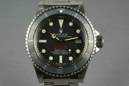 Rolex Double Red Sea Dweller 1665 Stunning Mark 3