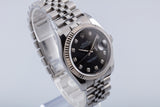 2006 Rolex Datejust 116234 Metallic Black Diamond Dial