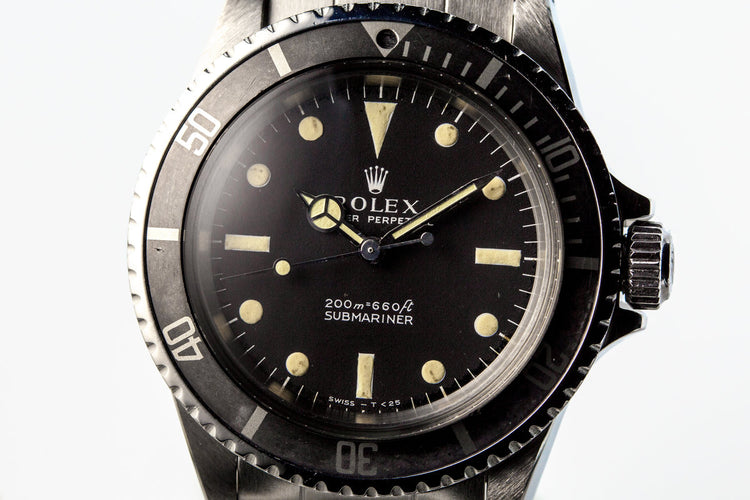 1970 Rolex Submariner 5513 Meters First Dial