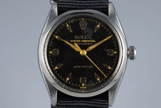 1958 Rolex Explorer 5500 Glossy Gilt Dial
