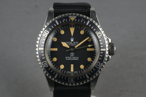 1977 Rolex Submariner  5517 Full Spec W10 with RSC London Service Papers