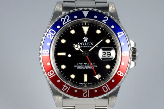 Rolex GMT 16700 Service Case with RSC Papers