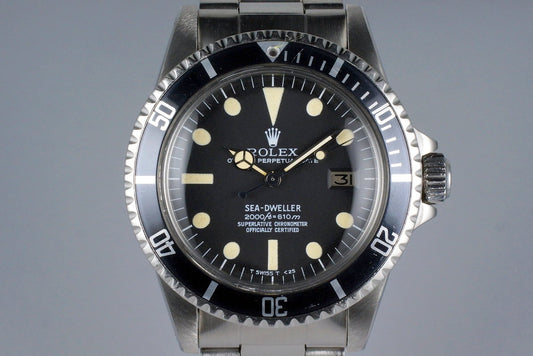 1978 Rolex Sea Dweller 1665 Rail Dial