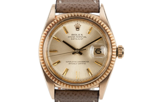 1968 Rolex 18K DateJust 1601