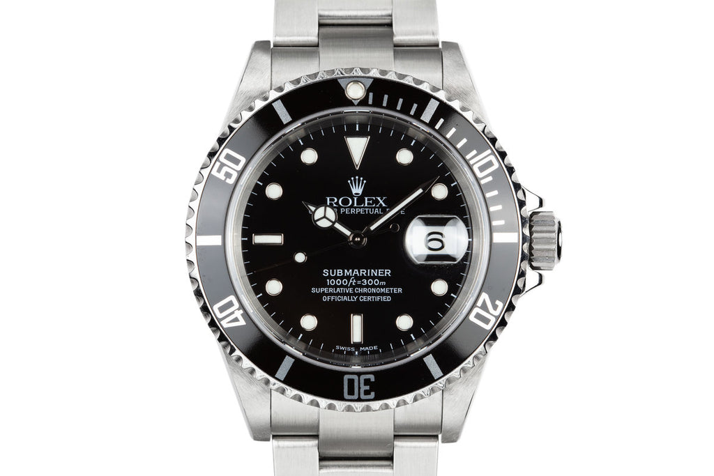 2003 Rolex Submariner 16610 with Service Papers