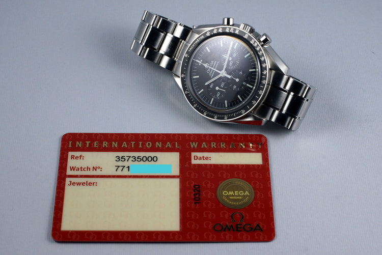 Early 2000’s Omega Speedmaster 3573.50 with Card