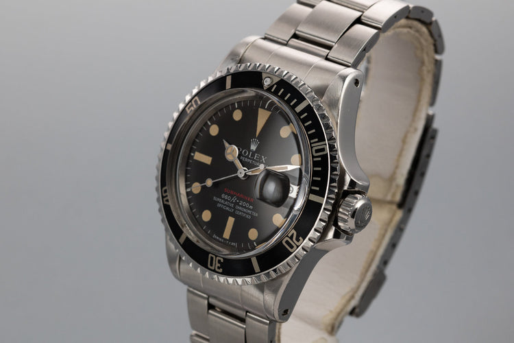 1971 Rolex Red Submariner 1680 with MK IV Tropical Dial