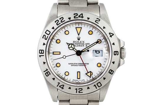 1991Rolex Explorer II 16570 White Dial