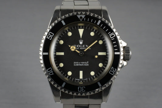 1967 Rolex Submariner 5513 Meters First